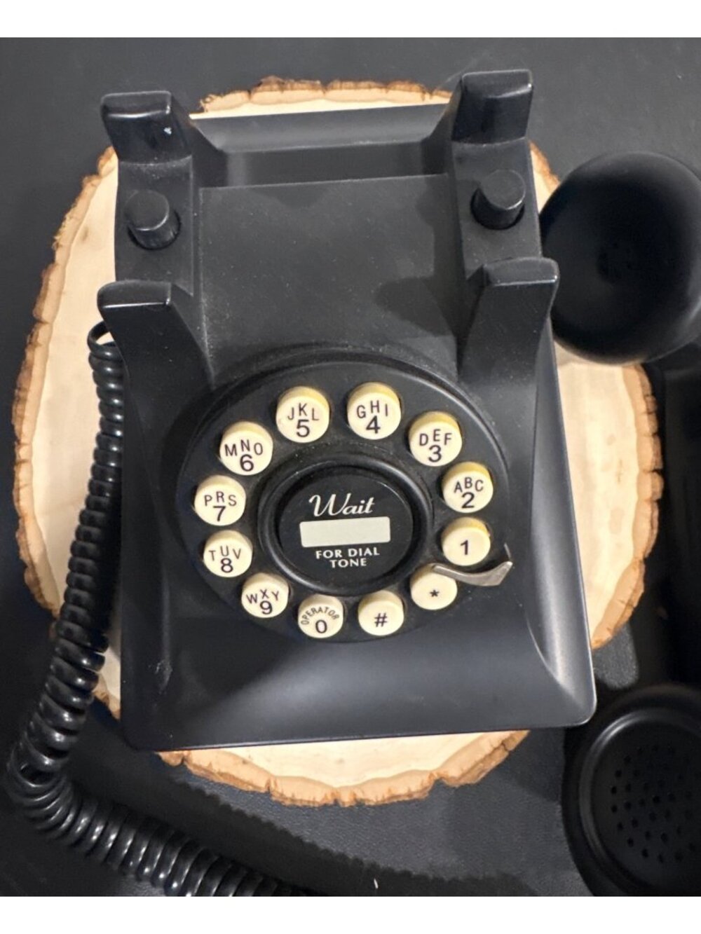 Crosley Retro Rotary Corded Telephone Black Vintage-Inspired Dial Design Functio - Picture 6 of 13